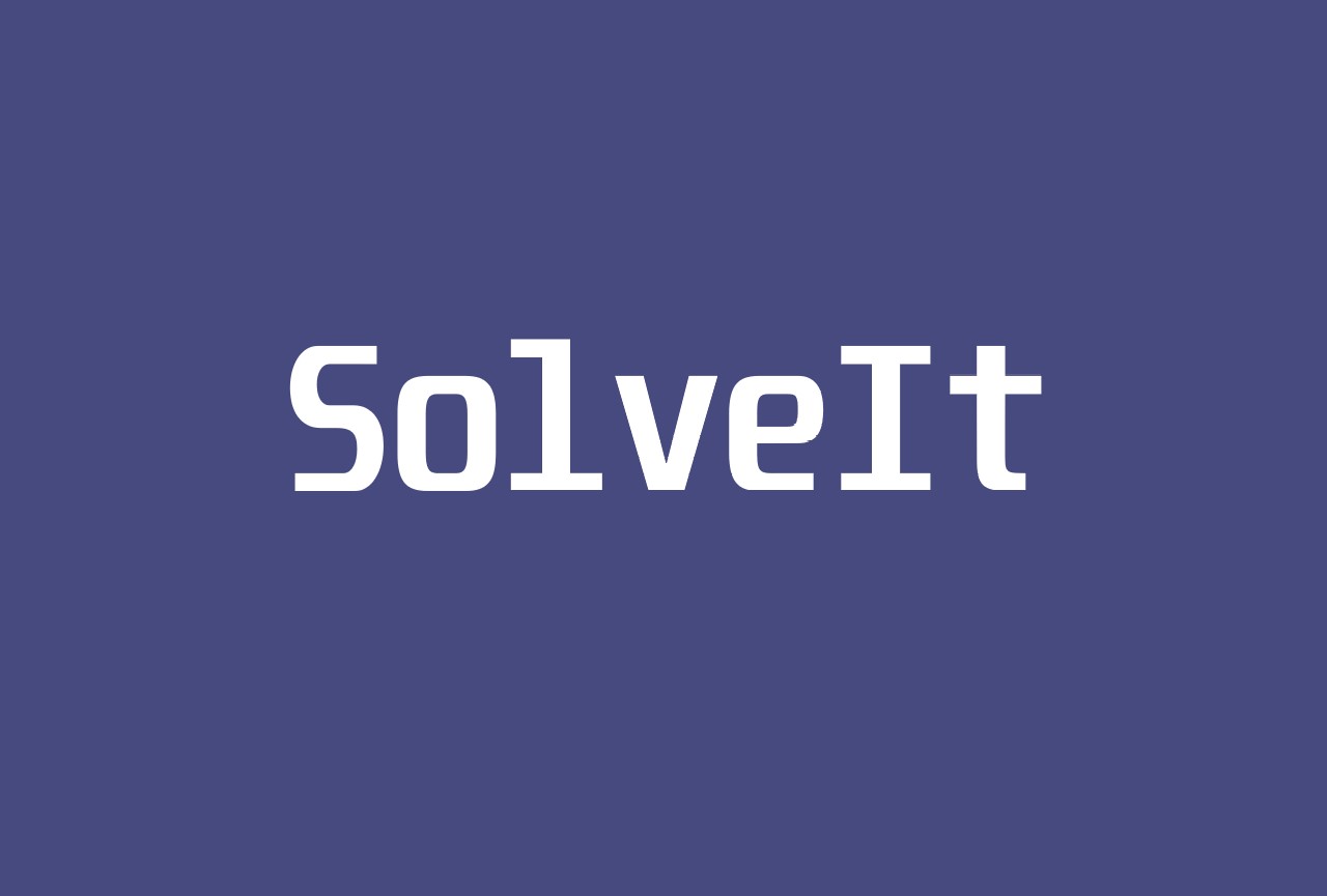 An image of the SolveIt project.